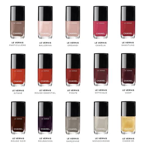 chanel nail polish 913|Chanel nail polish color chart.